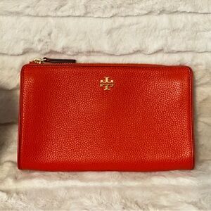 New Tory Burch Leather Clutch Bag